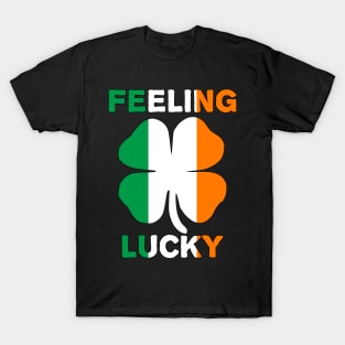 Feeling Lucky St. Patrick's Day Shamrock T-Shirt